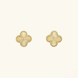 Clover Earrings | Gold