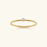 Amelia Birthstone Stacker Ring