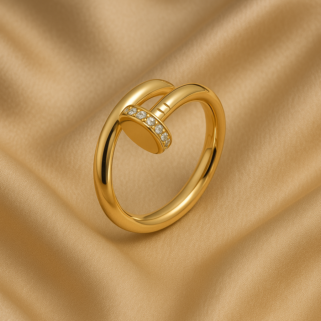 DELUXE GOLD NAIL RING
