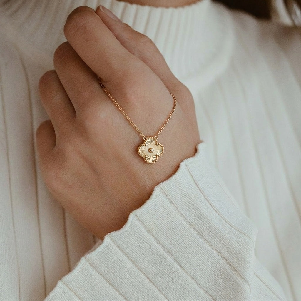 Clover Gold Necklace